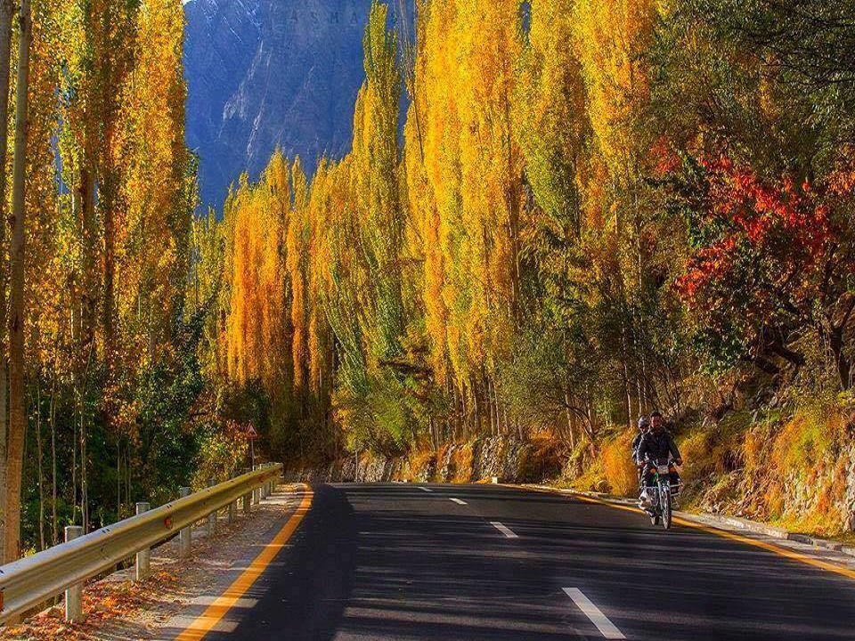 autumn in hunza valley pictures
