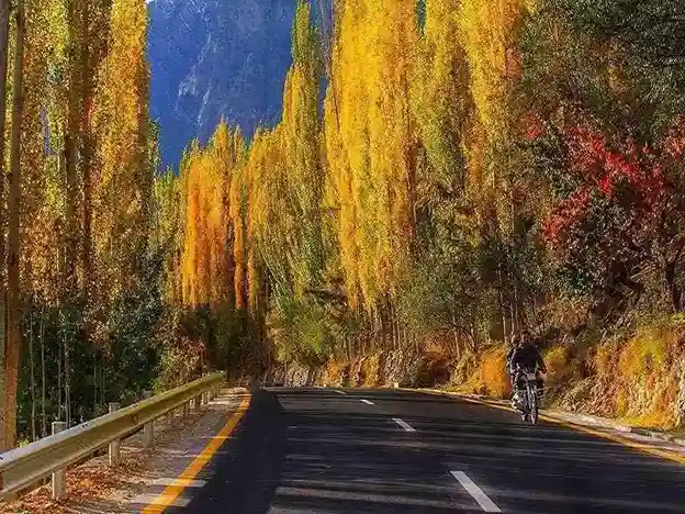 autumn in hunza valley