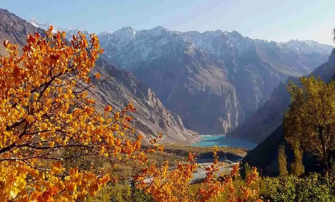 autumn season in hunza