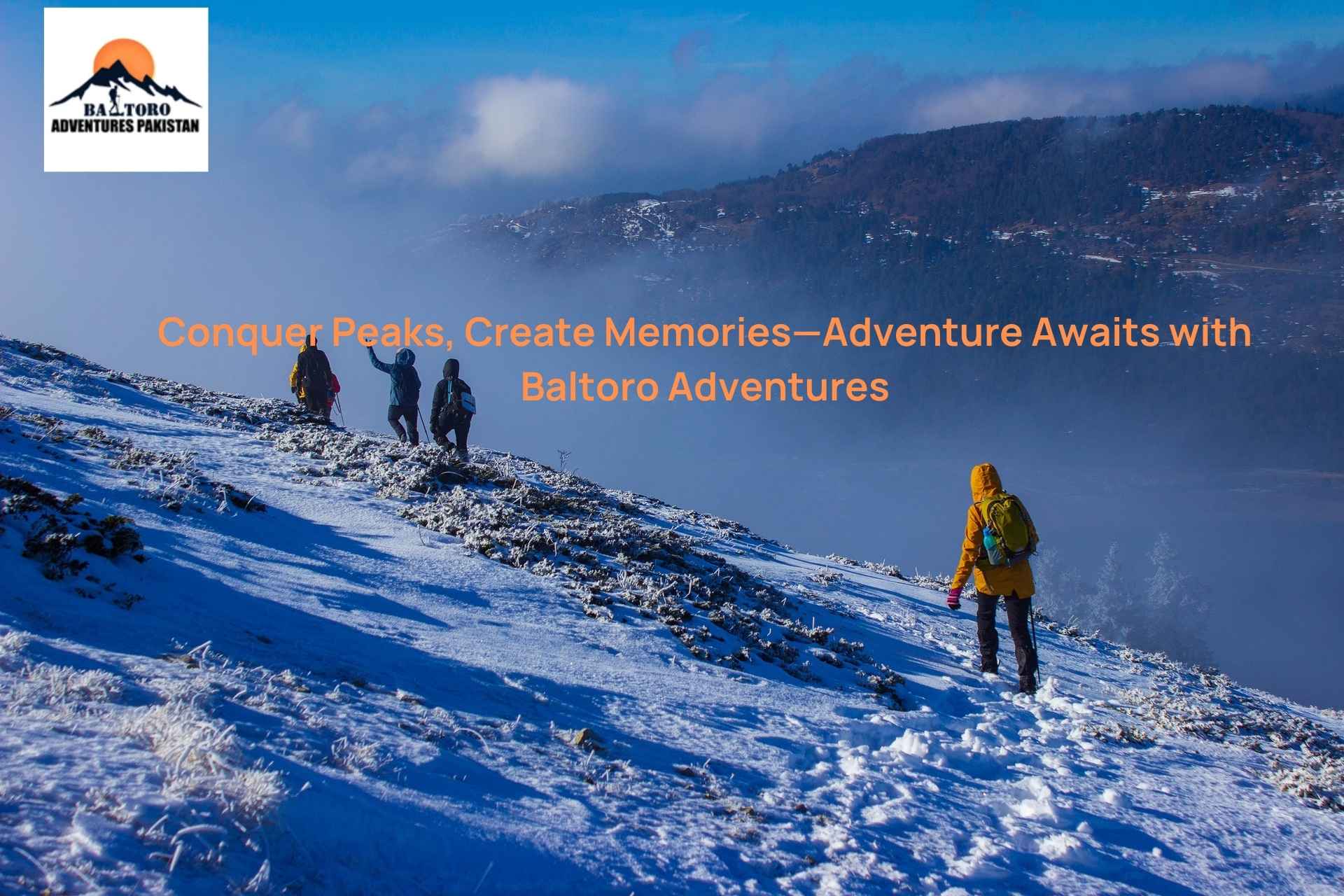 Mountain Trekking in winter